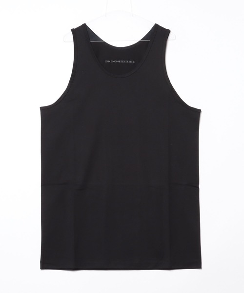 my beautiful landlet（マイビューティフルランドレット）の「【my beautiful landlet】MERCERIZATION JERSEY BIG TANK TOP（タンクトップ・メンズ・ブラック/ベージュ/ネイビー/パープル/ホワイト・FREE）」の16枚目の写真
