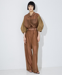 NOMINE | 【上下2点コーデセット/セットアップ対応】シアー シャツ＋パンツSET-UP【WEB限定】(その他パンツ)