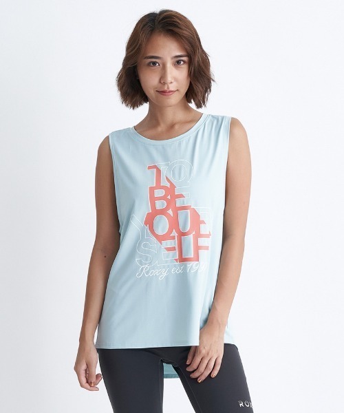 ROXY（ロキシー）の「TO BE YOU/ロキシー水陸両用速乾UVカットタンクトップ（タンクトップ・レディース・ホワイト/ミント/ブラック・LARGE/MEDIUM/SMALL）」の3枚目の写真