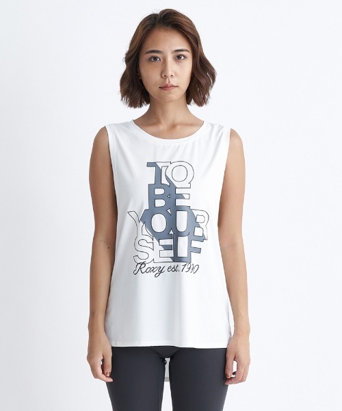 ROXY（ロキシー）の「TO BE YOU/ロキシー水陸両用速乾UVカットタンクトップ（タンクトップ・レディース・ホワイト/ミント/ブラック・LARGE/MEDIUM/SMALL）」の5枚目の写真