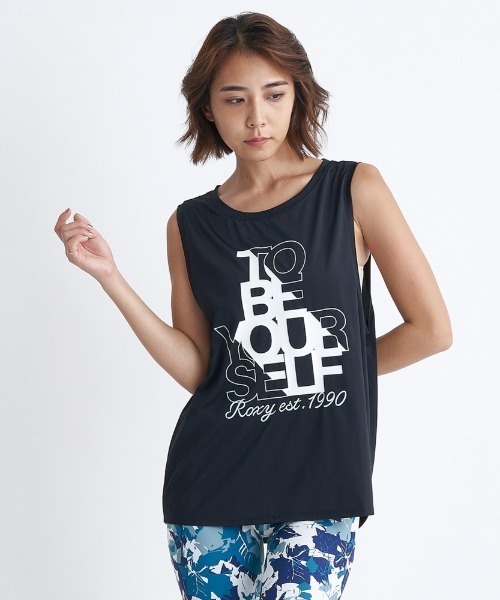 ROXY（ロキシー）の「TO BE YOU/ロキシー水陸両用速乾UVカットタンクトップ（タンクトップ・レディース・ホワイト/ミント/ブラック・LARGE/MEDIUM/SMALL）」の13枚目の写真