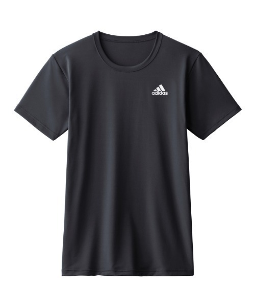 新品未使用 adidasメッシュスポーツスウェットシャツカジュアルラウンドネック adidas adidas/アディダス メッシュクルーネックTシャツ ワン