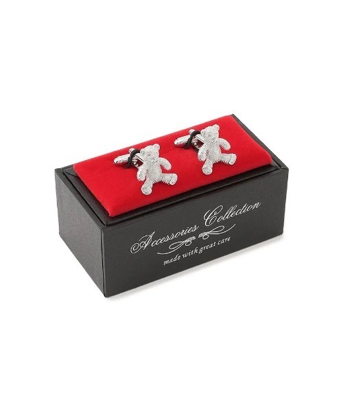 Perfect Suit FActory（パーフェクトスーツファクトリー）の「モチーフ　カフリンクス（クマ）（カフリンクス・メンズ・その他・FREE）」の4枚目の写真