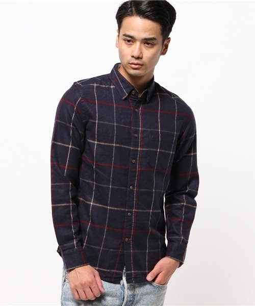 CIAOPANIC（チャオパニック）の「【Ciaopanic】　ソフトビエラCHシャツLS（シャツ/ブラウス・メンズ・ベージュ/レッド/ベージュ系その他/ダークグリーン/オレンジ/ネイビー/グリーン/マスタード/オリーブ・SMALL/MEDIUM/LARGE）」の6枚目の写真