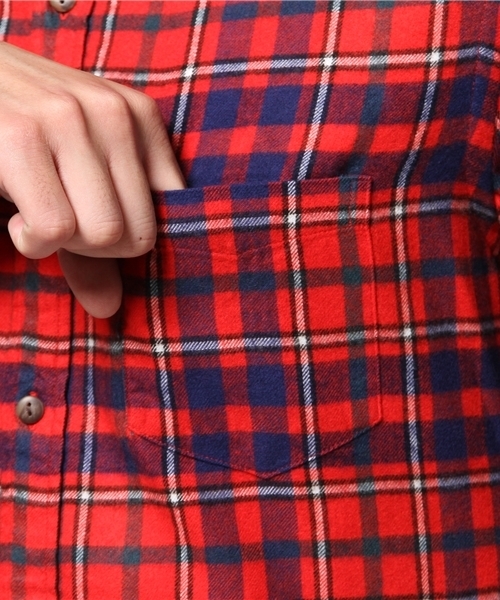 CIAOPANIC（チャオパニック）の「【Ciaopanic】　ソフトビエラCHシャツLS（シャツ/ブラウス・メンズ・ベージュ/レッド/ベージュ系その他/ダークグリーン/オレンジ/ネイビー/グリーン/マスタード/オリーブ・SMALL/MEDIUM/LARGE）」の20枚目の写真