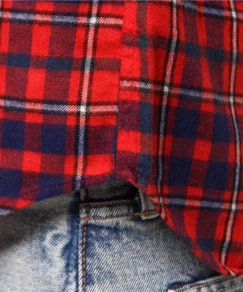 CIAOPANIC（チャオパニック）の「【Ciaopanic】　ソフトビエラCHシャツLS（シャツ/ブラウス・メンズ・ベージュ/レッド/ベージュ系その他/ダークグリーン/オレンジ/ネイビー/グリーン/マスタード/オリーブ・SMALL/MEDIUM/LARGE）」の21枚目の写真