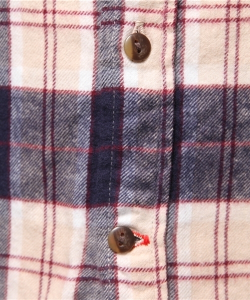 CIAOPANIC（チャオパニック）の「【Ciaopanic】　ソフトビエラCHシャツLS（シャツ/ブラウス・メンズ・ベージュ/レッド/ベージュ系その他/ダークグリーン/オレンジ/ネイビー/グリーン/マスタード/オリーブ・SMALL/MEDIUM/LARGE）」の17枚目の写真