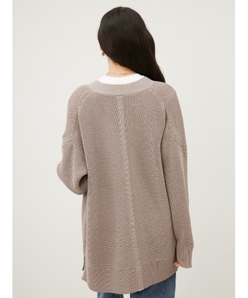 Mila Owen（ミラオーウェン）の「リネン混Vネックカーディガン