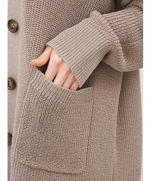 Mila Owen（ミラオーウェン）の「リネン混Vネックカーディガン