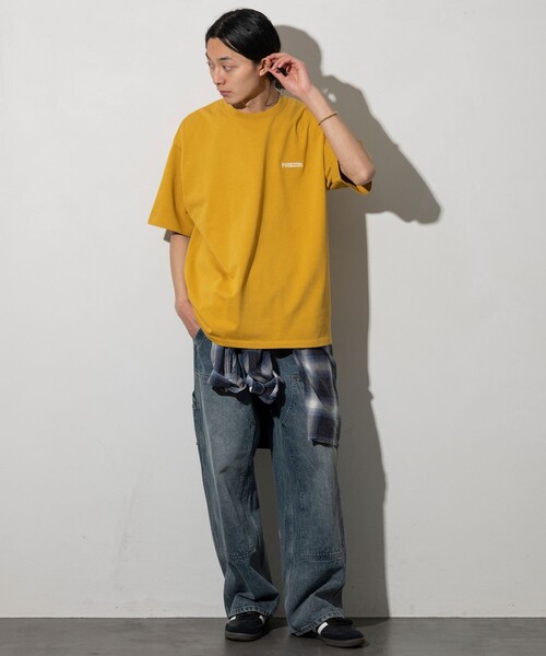 PENDLETON（ペンドルトン）の「PENDLETON/ペンドルトン 別注 バック刺繍 クルーネックTシャツ（Tシャツ/カットソー・メンズ・マスタード/オフホワイト/ブラック/オリーブ・MEDIUM/LARGE）」の9枚目の写真