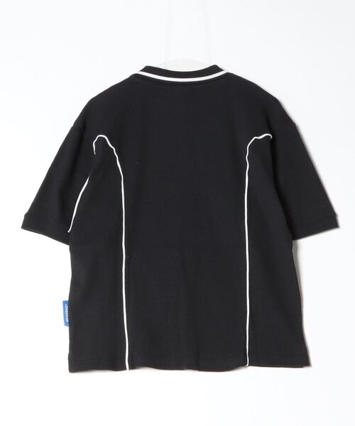 SEQUENZ(シークエンズ)の「【SEQUENZ/シークエンズ】SQNZ SPORT ZIP POLO S/S THERMAL / パイピング ワッフル半袖ジップポロ(Tシャツ/カットソー・メンズ・イエロー/アイボリー/サックスブルー/ブラック・XL/L/M/S)」の10枚目の写真