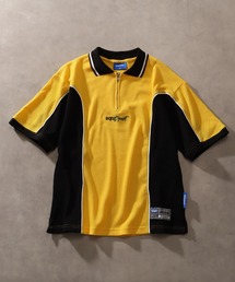 【SEQUENZ/シークエンズ】SQNZ SPORT ZIP POLO S/S THERMAL / パイピング ワッフル半袖ジップポロ