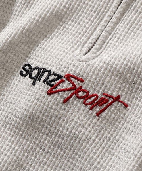 SEQUENZ(シークエンズ)の「【SEQUENZ/シークエンズ】SQNZ SPORT ZIP POLO S/S THERMAL / パイピング ワッフル半袖ジップポロ(Tシャツ/カットソー・メンズ・イエロー/アイボリー/サックスブルー/ブラック・XL/L/M/S)」の6枚目の写真