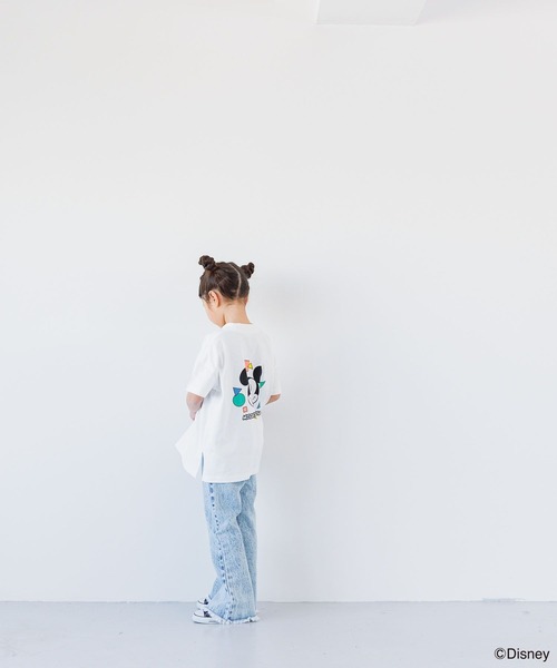 LOWRYS FARM（ローリーズファーム）の「Disney バックプリントTシャツ　112948（Tシャツ/カットソー・キッズ・ホワイト/グレー/ブルー/チャコールグレー・110cm/120cm/130cm/140cm/150cm）」の8枚目の写真