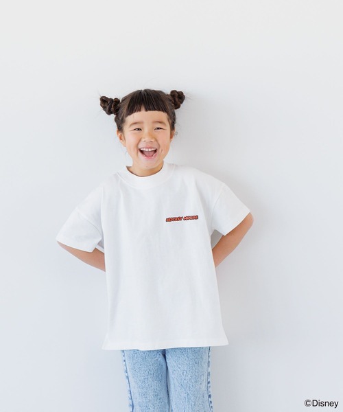LOWRYS FARM（ローリーズファーム）の「Disney バックプリントTシャツ　112948（Tシャツ/カットソー・キッズ・ホワイト/グレー/ブルー/チャコールグレー・110cm/120cm/130cm/140cm/150cm）」の10枚目の写真