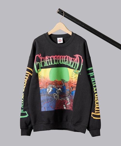 Goodwear(Since1983)(グッドウェア)の「【 GOODWEAR / グッドウェア 】 GRATEFUL DEAD TIM CREWNECK SWEAT / グレイトフル・デッド クルーネックスウェット(スウェット・メンズ・ブラック/ホワイト・LARGE/X-LARGE/MEDIUM)」の2枚目の写真