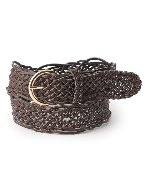 SHOO・LA・RUE（シューラルー）の「◆メッシュベルト（ベルト・レディース・ブラウン系その他/ブラック/アイボリー・00）」の3枚目の写真