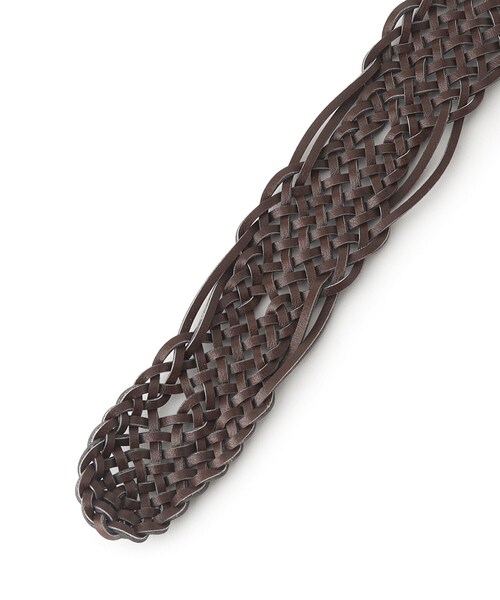 SHOO・LA・RUE（シューラルー）の「◆メッシュベルト（ベルト・レディース・ブラウン系その他/ブラック/アイボリー・00）」の6枚目の写真