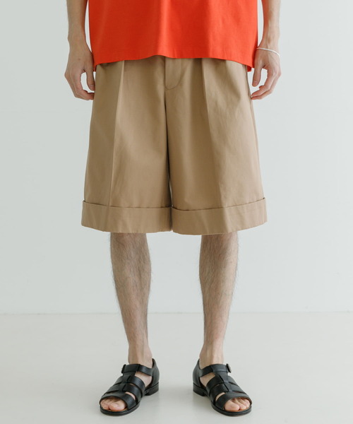 Scye（サイ）の「Scye　San Joaquin Cotton Shorts（その他パンツ・メンズ・ネイビー/ベージュ・36/38）」の3枚目の写真