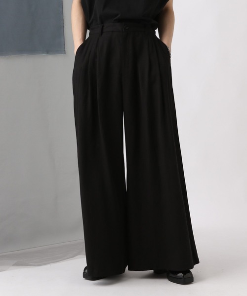 HARE（ハレ）の「DABOルーズリネンパンツ(HARE)（その他パンツ・メンズ・ブラック/グレー・FREE）」の8枚目の写真