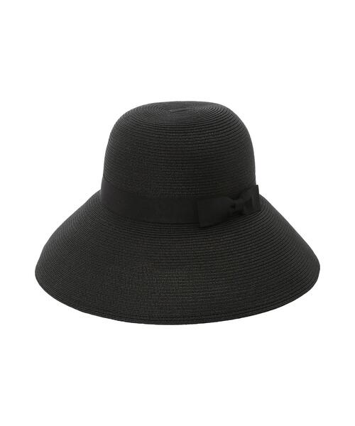 Te chichi（テチチ）の「リボンペーパーHAT（ハット・レディース・ブラック/ベージュ・F）」の6枚目の写真