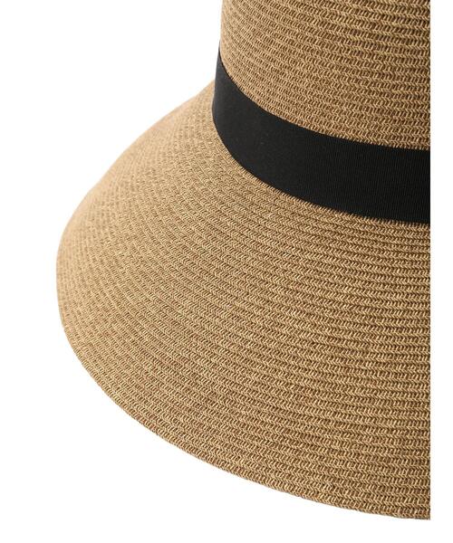 Te chichi（テチチ）の「リボンペーパーHAT（ハット・レディース・ブラック/ベージュ・F）」の10枚目の写真