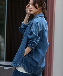 Munich | 9.5ozスラブコットンデニムシャツアウター(シャツ/ブラウス)