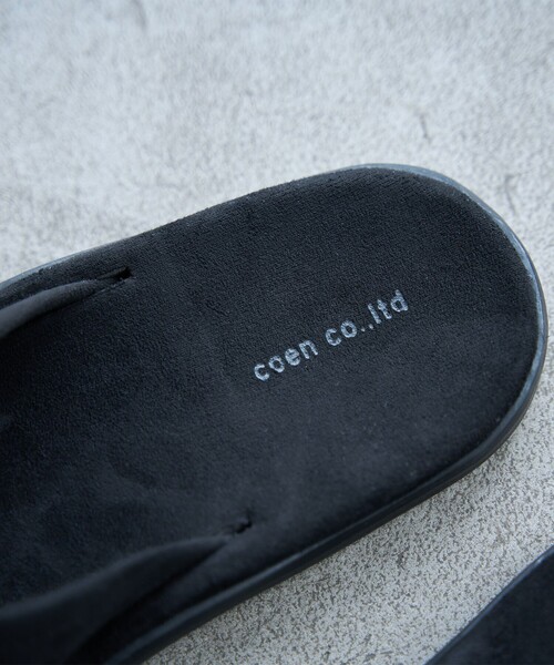 coen(コーエン)の「クッショントングサンダル(23.5~24.0cm/24.5~25.0cm)(サンダル・レディース・ブラウン/ブラック・M/S)」の10枚目の写真