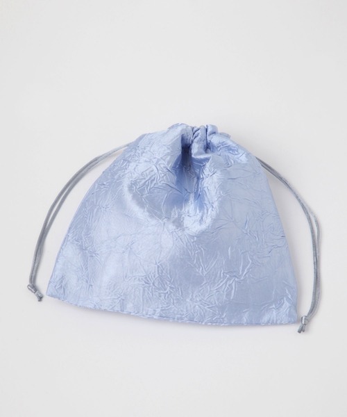 LAKOLE（ラコレ）の「アソートデザイン巾着ポーチ2 / 115311（ポーチ・レディース・ライトブルー/その他1/ブラック・FREE）」の2枚目の写真