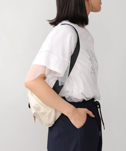 セール】チュールレイヤードロゴTシャツ（Tシャツ/カットソー