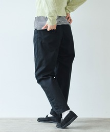 bulle de savon | 甘撚りライトチノクロス　テーパードパンツ(チノパンツ)