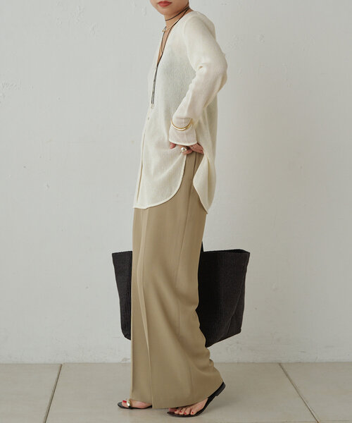 Loungedress メッシュVブラウス LOUNGEDRESS（ラウンジドレス）の「メッシュVブラウス（シャツ