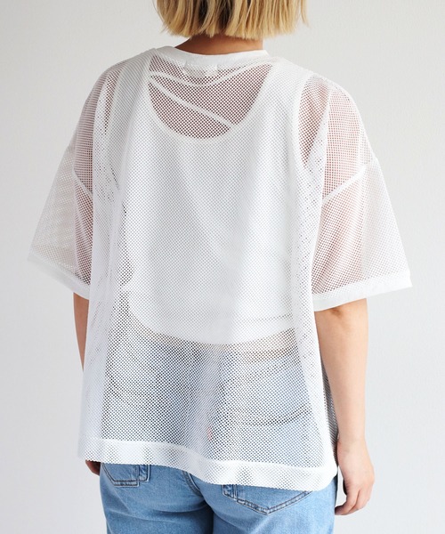 cepo(セポ)の「メッシュロゴTee(Tシャツ/カットソー・レディース・グレー/オフホワイト/ブラック・M)」の20枚目の写真