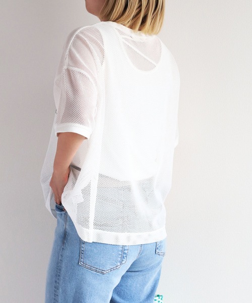 cepo(セポ)の「メッシュロゴTee(Tシャツ/カットソー・レディース・グレー/オフホワイト/ブラック・M)」の22枚目の写真