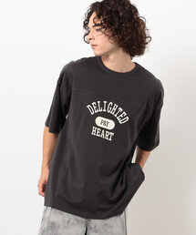 Purple&Yellow | 半袖フットボールプリントＴシャツ(Tシャツ/カットソー)