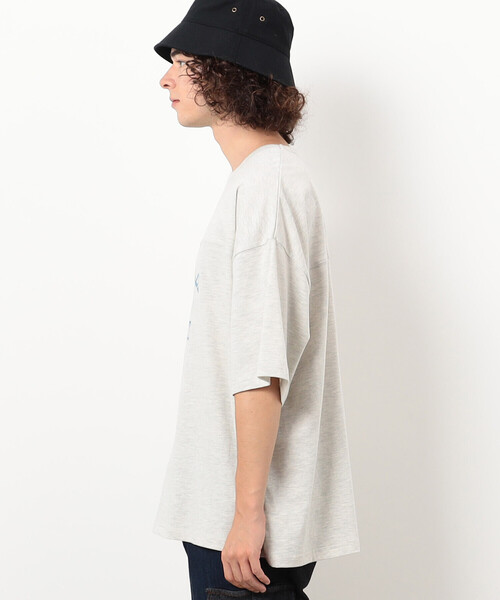 Purple&Yellow（パープルアンドイエロー）の「半袖フットボールプリントＴシャツ（Tシャツ/カットソー・メンズ・ミント/オートミール/チャコール・LARGE/SMALL/MEDIUM）」の21枚目の写真