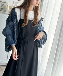 classicalelf | 女性らしさをブラッシュアップ。ツイードキャミロングワンピース(ワンピース)