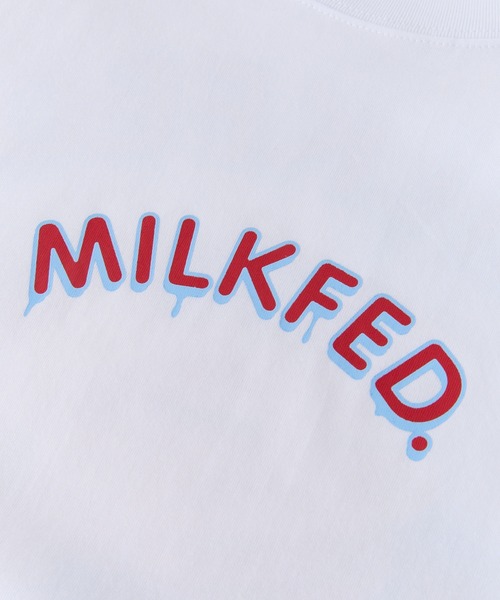 MILKFED.（ミルクフェド）の「PANCAKE WIDE S/S TEE（Tシャツ/カットソー・レディース・ブラック/ホワイト/ライトピンク・ONE SIZE）」の14枚目の写真
