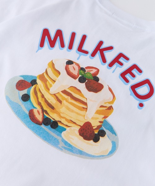 MILKFED.（ミルクフェド）の「PANCAKE WIDE S/S TEE（Tシャツ/カットソー・レディース・ブラック/ホワイト/ライトピンク・ONE SIZE）」の15枚目の写真