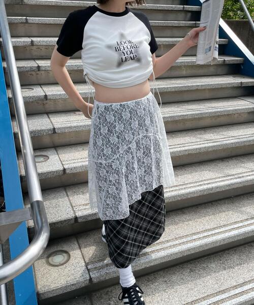 WEGO(ウィゴー)の「WEGO/サイドドロストラグランちびT(Tシャツ/カットソー・レディース・その他2/その他1・FREE)」の4枚目の写真