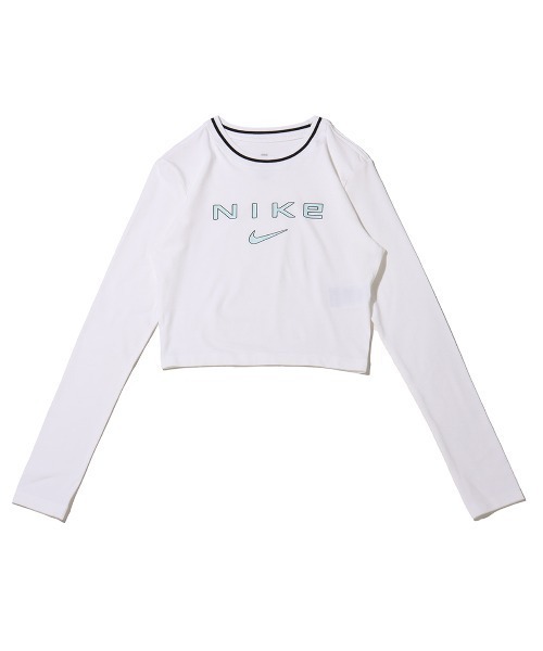NIKE(ナイキ)の「NIKE AS W NSW LS SLIM CRP TEE OC / ナイキ ウィメンズ NSW スリム CRP L/S Tシャツ OC 【SP】(Tシャツ/カットソー・レディース・ブラック/ホワイト・S/M/L/XS)」の5枚目の写真