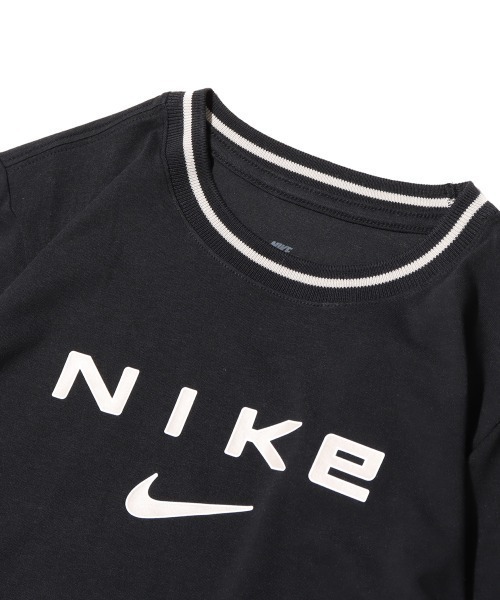 NIKE(ナイキ)の「NIKE AS W NSW LS SLIM CRP TEE OC / ナイキ ウィメンズ NSW スリム CRP L/S Tシャツ OC 【SP】(Tシャツ/カットソー・レディース・ブラック/ホワイト・S/M/L/XS)」の10枚目の写真