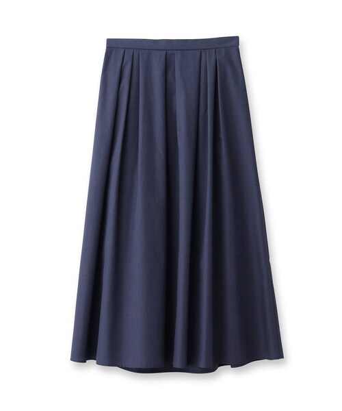 INDIVI(インディヴィ)の「◆【洗える/UVケア/接触冷感/SETUP可能】ブロード素材タックスカート(スカート・レディース・ブラック/グレー系3/ネイビー系3・03/05/12/13/15 /19/36/38/40)」の4枚目の写真