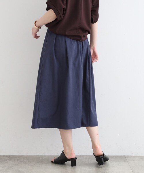 INDIVI(インディヴィ)の「◆【洗える/UVケア/接触冷感/SETUP可能】ブロード素材タックスカート(スカート・レディース・ブラック/グレー系3/ネイビー系3・03/05/12/13/15 /19/36/38/40)」の13枚目の写真
