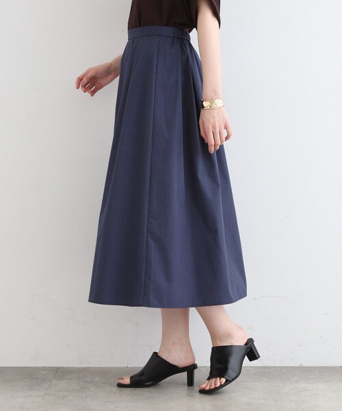 INDIVI(インディヴィ)の「◆【洗える/UVケア/接触冷感/SETUP可能】ブロード素材タックスカート(スカート・レディース・ブラック/グレー系3/ネイビー系3・03/05/12/13/15 /19/36/38/40)」の18枚目の写真