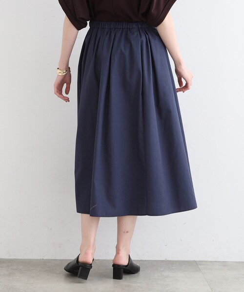 INDIVI(インディヴィ)の「◆【洗える/UVケア/接触冷感/SETUP可能】ブロード素材タックスカート(スカート・レディース・ブラック/グレー系3/ネイビー系3・03/05/12/13/15 /19/36/38/40)」の19枚目の写真