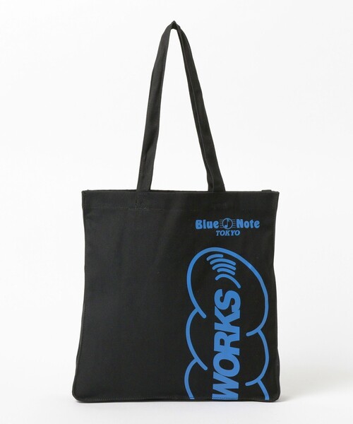 BEAMS T（ビームスティー）の「Blue Note Tokyo × BOOKWORKS  / 別注 LOGO TOTE（トートバッグ・メンズ・ナチュラル/ブラック・ONE SIZE）」の20枚目の写真