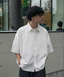 Be.Nection（ビネクション）の「LOOSE FIT HALF SLEEVE SHIRT / ルーズフィットレギュラーカラー半袖シャツ（シャツ/ブラウス）」