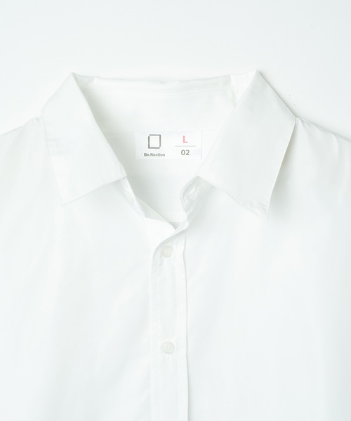 Be.Nection(ビネクション)の「LOOSE FIT HALF SLEEVE SHIRT / ルーズフィットレギュラーカラー半袖シャツ(シャツ/ブラウス・メンズ・オフホワイト/ブルー/ベージュ/ネイビー・MEDIUM/LARGE)」の22枚目の写真