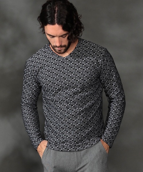 HIDEAWAYS NICOLE（ハイダウェイニコル）の「幾何学柄風ジャカードV